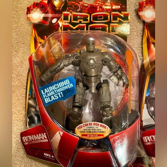 NEW Marvel Iron Man Hasbro Toy Action Figures - Collection Set Of 5 - Picture 2 of 12